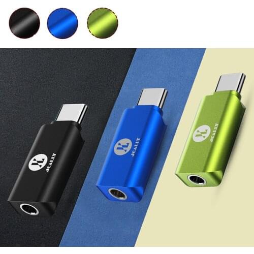 HIFI DAC earphone Amplifier USB Type C to 3.5mm female Headphone Jack audio adapter 3.5 Digital Decoder AUX Converter