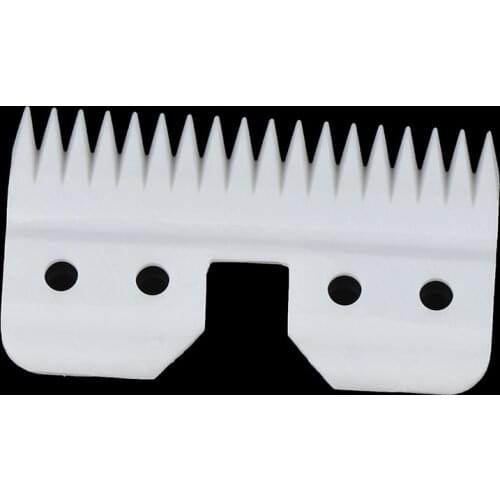 Ceramic Titanium Knife Pet Dog Hair Trimmer Blade Clipper Head 18 Teeth Ceramic Clipper Blade 1pc