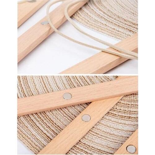 Natural Wooden Magnetic Poster Frame Hanger Dowel Wall Hanging Kit for Photo Picture Prints Map Scroll Canvas Artwork Decoration