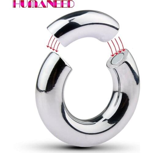 Stainless Steel Heavy Penis Ring Cock Ring Ejaculation Delay Sex Toy For Adult Men Male Cockring Device for Lasting BDSM Product