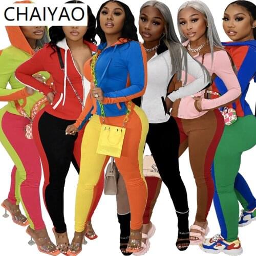 20MH82080 wholesale items autumn women clothing top and pants two piece set outfits workout casual suit tracksuit women