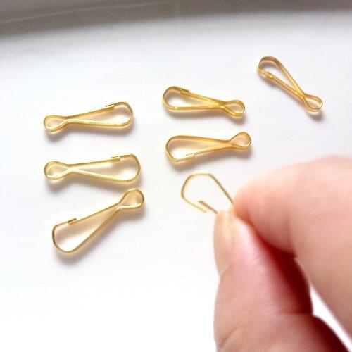 Hot 20pcs Stainless Steel Gourd Shaped Pig Bile Buckle Handmade Keychain /Bags /Chain Decorations Diy Jewelry Accessories