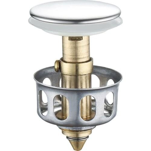 Bounce Core Press Type Water Leakage Plug Universal Edition Basin Pop-Up Drain Filter for Bathroom Sink Bounce Core E7