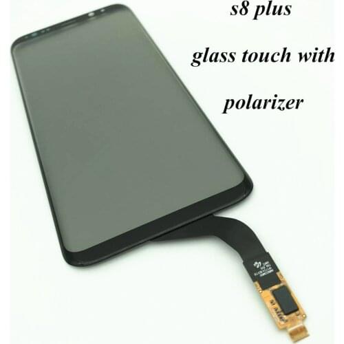 S8 plus G955 touch panel with polarizer For mobile phone LCD digitizer touch screen glass repair