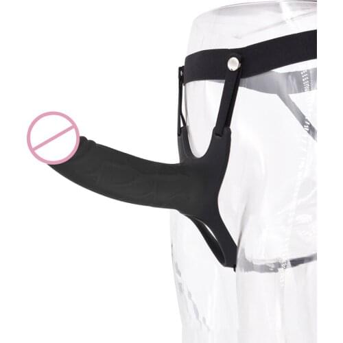 Strapon Harness Penis Sleeve Enlarger 4cm Hollow Dildo Pant Realistic Belt Sex Toys for Gay Couples Strap On Realistic Dildo