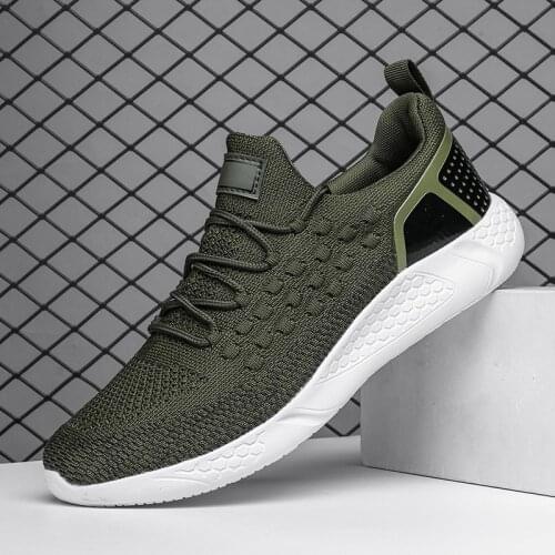 Light Weight Running Shoes for Men Casual Breathable Sneaker Comfortable Anti Slip Outdoor Jogging Sport Shoes for Male Size 46