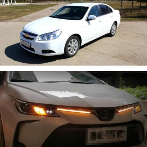 LED Daytime Running Light DRL Turn Signal Lamp For Chevy CORVETTE EPICA Avalanche Camaro Caprice Sport Colorado Equinox