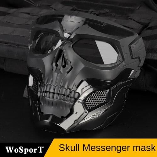 Tactical Paintball Skull Masks Outdoor Hunting Shooting Training Mask Military Full Face Safety Airsoft Combat Cs Wargame Masks