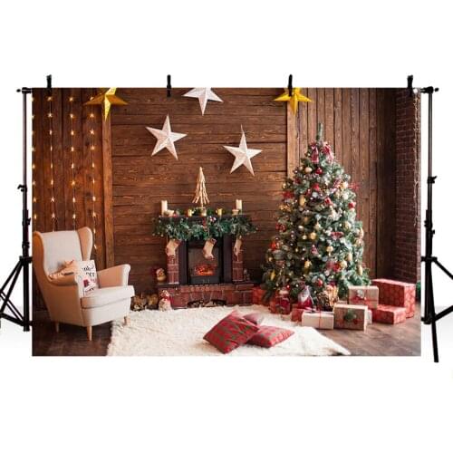 Vinyl Background Photography Merry Christmas Background Kids Birthday Photo Studio Backdrop