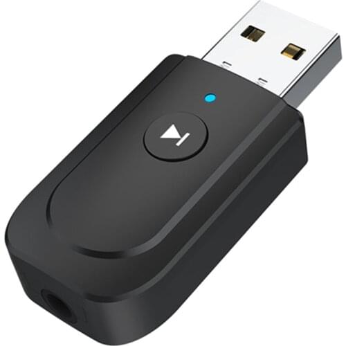 USB Bluetooth Dongle Adapter 5.0 Wireless Bluetooth 3 In 1 Adapter For PC Computer Speaker Audio Bluetooth Receiver Transmitter