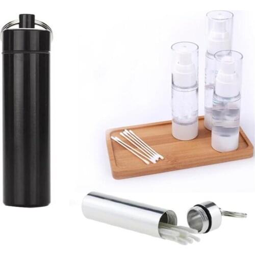 Waterproof Pocket Toothpick Holder Eco-Friendly Toothpick Ultralight Portable Paliteiro Titanium Alloy Pill Case Container