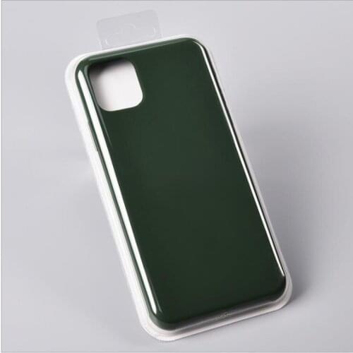 500pcs TOP Liquid Silicone Gel Rubber Case for IPHONE 12/11 Pro MAX/XS MAX /XR /X/XS/678 Plus/SE 2020 soft case with retail box