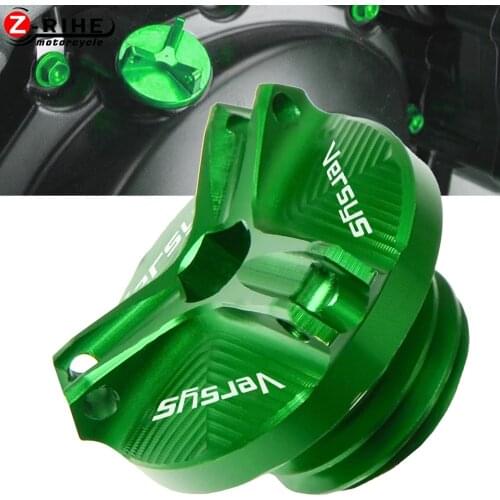 For KAWASAKI Versys 650 1000 VERSYS 1000 ABS M20*2.5 Aluminum Motorcycle Accessories Engine Oil Cup Motor Engine Tank Cap Cover