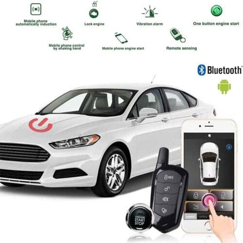Car Accessories Men Car Alarm System for Jaguar Remote Start Central Locking Universal Keyless Entry System Start Stop Button