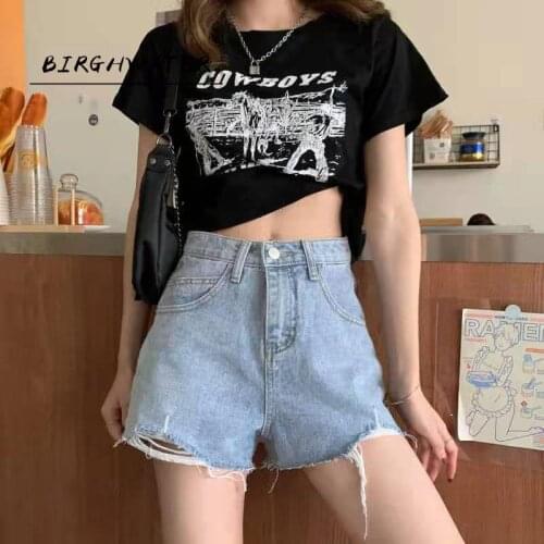 BIRGHWATER Women's High Waist Shorts