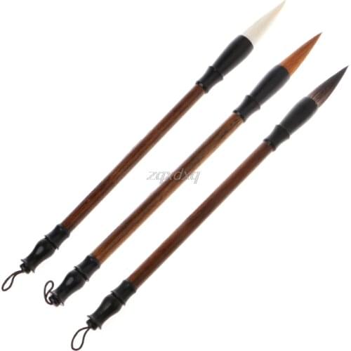 Large Chinese Calligraphy Brush Wool Wolf Bear Hair Flexible Drawing Kanji Whosale&Dropship