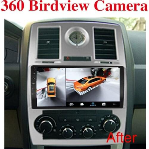 For Chrysler 300 300C Big Screen Car Multimedia GPS Radio Navigation NAVI Player Built-in CarPlay 360 BirdView 3D