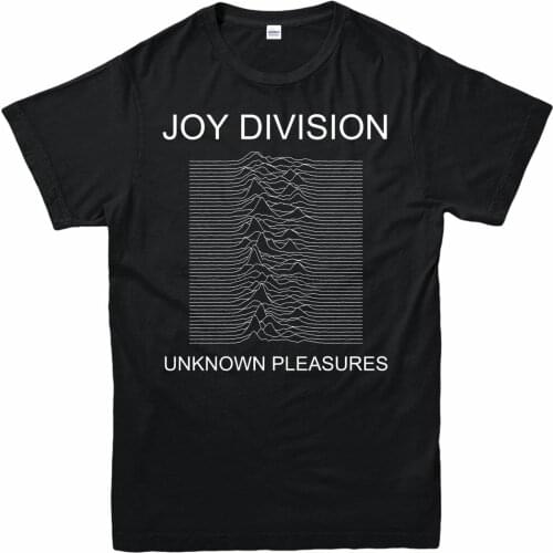 Unknown Pleasures T-Shirt Rock Transmission TShirt The Cure Joy Division Tee Top