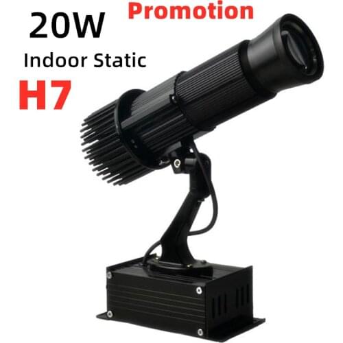 GYLBAB H7 logo indoor gobo film projector projection spot light lamp advertising customized static design