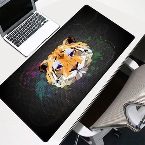 Mairuige Gaming Mouse Pad HD Animal Tiger Pattern Printing Mouse Pad Computer Notebook Office Gamer Large Mouse Pad Gaming Desk