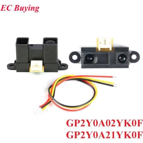 GP2Y0A02YK0F GP2Y0A21YK0F Infrared Proximity Sensor Module IR Infrared Analog Distance Sensors10-80cm 20-150cm 4.5~5.5V
