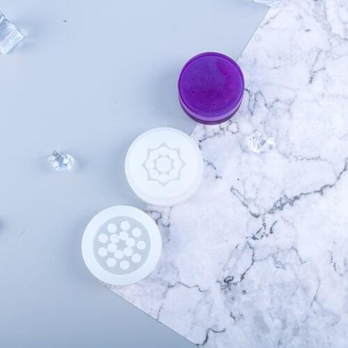 Crystal Epoxy Resin Mold Tobacco Grinder Leaf Herbal Herb Smoke Spice Crusher Silicone Mould DIY Crafts Polymer Clay Making Tool