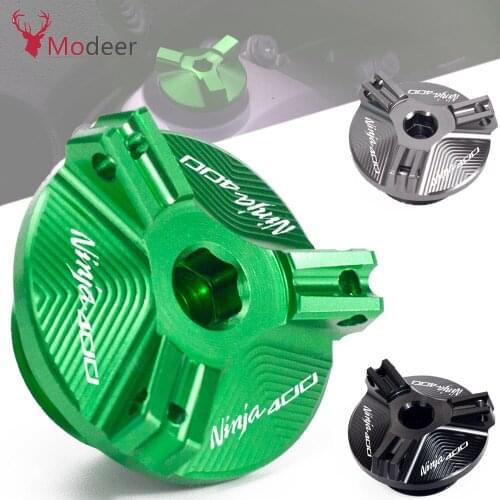 Motorcycle CNC Oil Filler Cap Plug cover For KAWASAKI Ninja400 2014 2015 2016 2017 2018 Ninja400R 2011 2012 2013 Ninja 400 R