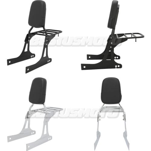 Motorcycle Passenger Backrest Sissy Bar Luggage Rack For Harley Dyna Fat Bob Street Bob Super Glide Custom Low Rider FXDC FXDL