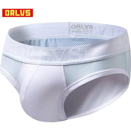 Sexy Briefs Men Underwear Breathable Penis Pouch Comfortable Underpants Gay Jockstrap Slip Underwear Men Briefs Mesh Cueca