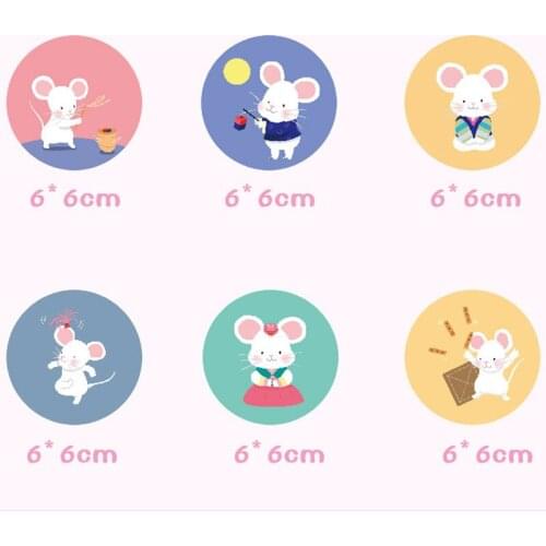 Iron On Sticker Hot Heat Transfer Baby Clothes Patch DIY Children clothing sticker cartoon mouse Logo