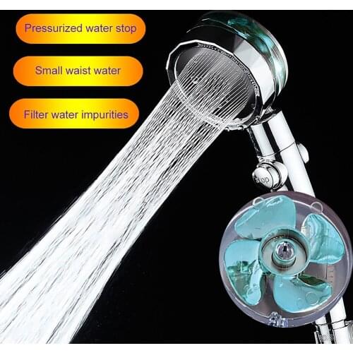 360 Rotated Rainfall Shower Head Water Saving Flow High Pressure Handheld Spray Nozzle Massage Shower Head Bathroom Accessories