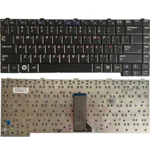New RU laptop keyboard for samsung Q308 Q310 Russian keyboard black
