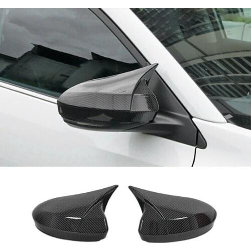 NEW-for Nissan Sylphy Sentra 2020 Carbon Fiber Exterior Rear View Mirror Cover Trim