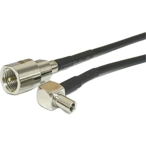 New FME Male Plug Switch TS9 Right Angle Connector RG174 Cable Pigtail 20CM 8" Adapter for 3G USB modem