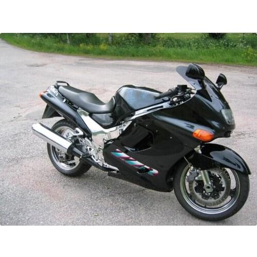 New Gloss black Fairing Kit for KAWASAKI Ninja ZZR1100 93 99 00 01 03 ZZR 1100 ZX11 1993 2001 2003 Fairings set+7gifts KM09