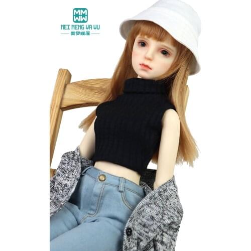 BJD Doll clothes Fashion wool cardigan, jeans, leather shoes for 58--60CM 1/3 SD DD Toys Ball Jointed Doll accessories