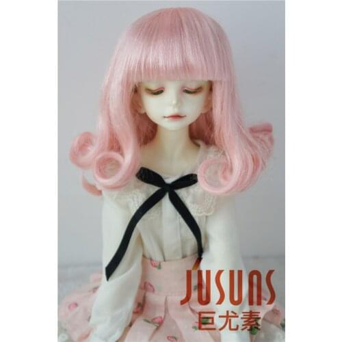 JD131 Fashion MSD SD BJD Doll Wig 1/4 1/3 Soft Synthetic Mohair Wig Size 7-8inch and 8-9inch Pearl Roll Doll Wigs