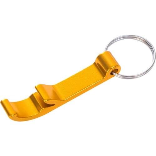 Portable mini Bottle Opener Keychain multi colors Metal Beer bottle can openers home Bar party Tool LX5961