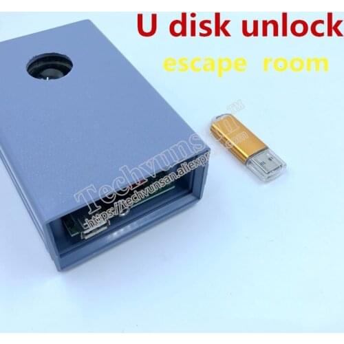 Secret room escapes room props U disk prop unlock U disk organ Takagism game