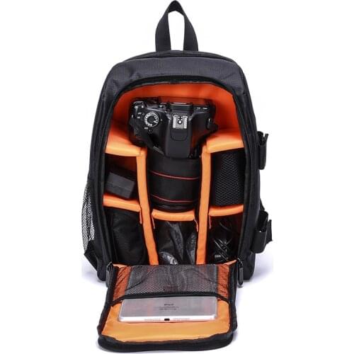 Endurax Waterproof Camera Backpack for Women and Men Fits 11" Laptop with Build-in DSLR Shoulder Photographer Bag Black