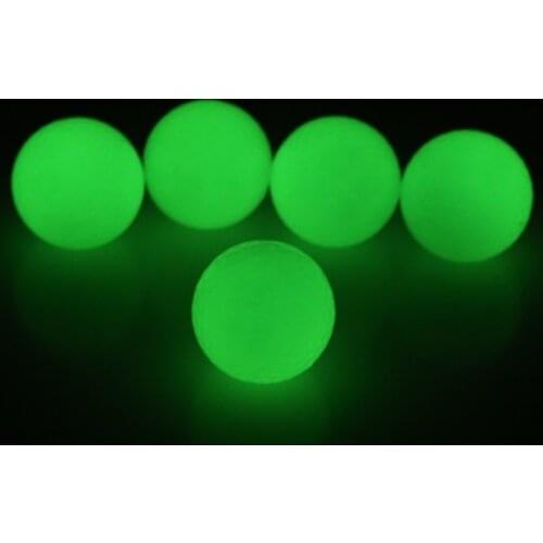 Gohantee Bright LED Flash Flashing Golf Balls Light-up Glowing Fluorescence Surlyn Fit Night Golf Exercise Balls Gift For Golfer