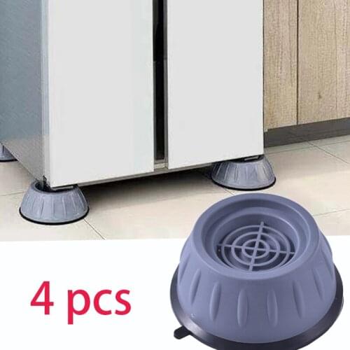 4PCS/Set Washing Machine Feet Washing Machine Support Anti-slip Anti Vibration Dryer Base Fixed Non-Slip Pad Refrigerator Pads