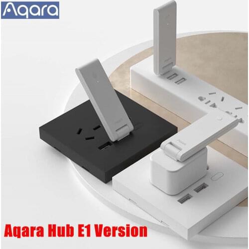Newest Aqara E1 Hub Gateway Zigbee 3.0 Repeater Remote Control Home Work Mijia Apple HomeKit APP Smart Home System