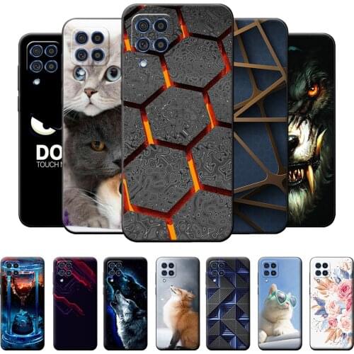 For Samsung Galaxy F62 Case Phone Bag on Galaxy M62 Soft TPU Silicone Back Cover For Samsung F62 M62 Cool Fashion Pattern Coque