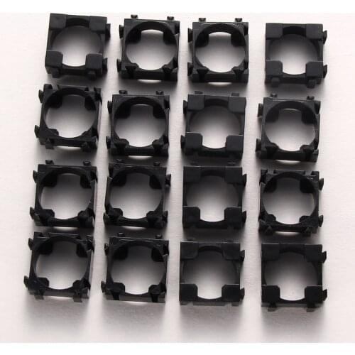 100pcs 18650 Lithium Cell Cylindrical Battery Case Holder Batteries Pack Plastic Holder Bracket For Diy Battery Pack