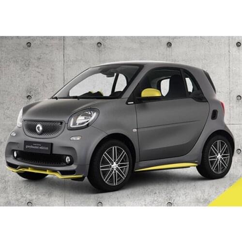 For Smart 453 Fortwo Front Bumper Front Lip Side Skirts Surround Modification Decoration Accessories