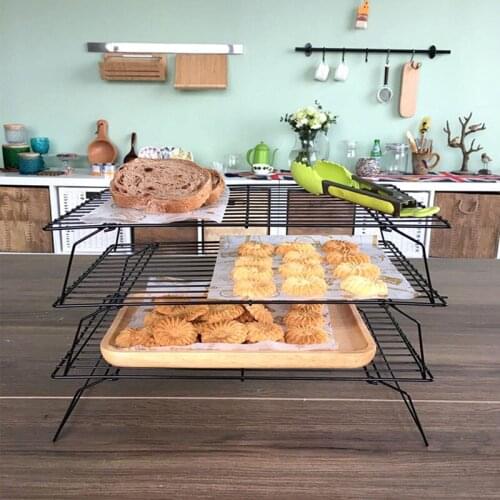 Baking Tools & Accessories Multi-layer Metal Cooling Rack For Cookies Cupcakes and More, Kitchen Baking Cake Tray