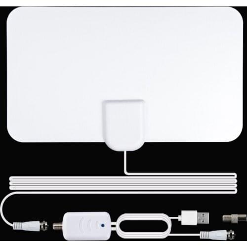 Indoor Digital HDTV Antenna TV 60 Miles Radius Amplifier Signal Booster Receiver DVB-T2 isdb-tb Satellite Dish Signal Receiver