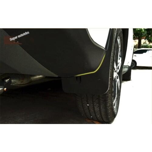 Lapetus Accessories Exterior Front & Rear Mud Guard Mudguards Splash Flaps Protection Kit Fit For Suzuki Vitara 2015 - 2019