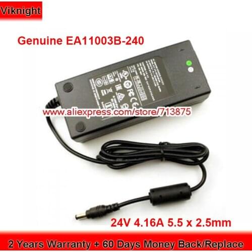 Genuine EA11003B-240 100W Charger 24V 4.16A AC Adapter for EDAC EA11013E-240 EA11013E240 Power Supply